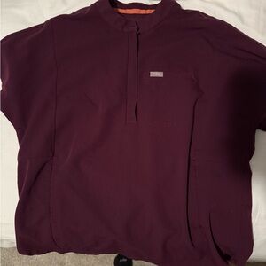 FIGS Deep Purple Montex Scrub Top